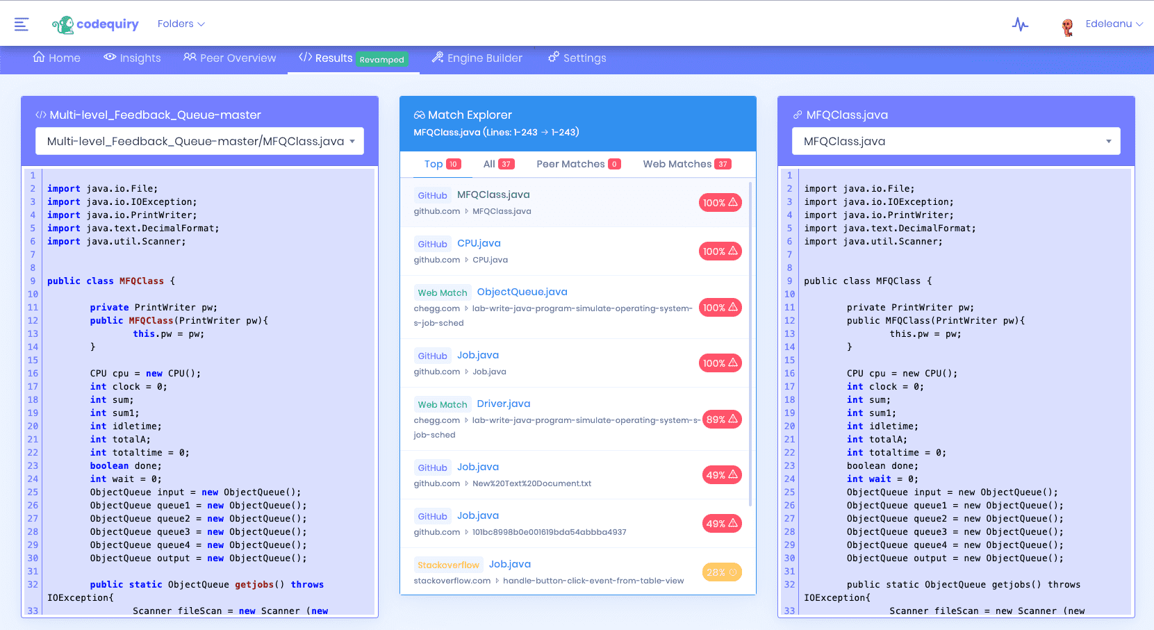 plagiarism checker for code